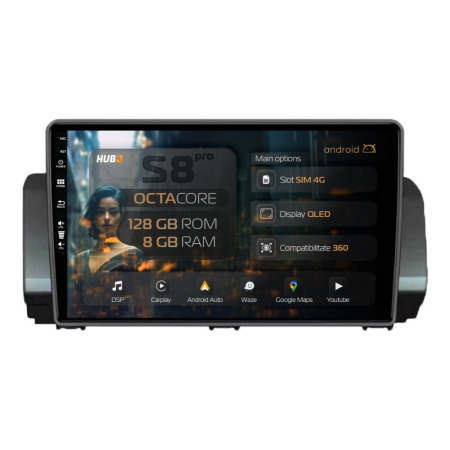 Navigații Dacia Logan 2021 - >> - Navigatie Android Multimedia DACIA 4G 8GB | Hub64.ro
