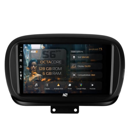 500X 2014 - >> - Navigatie Fiat 500X 2014-2020 6GB | Hub64.ro