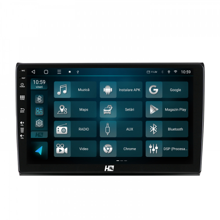 Navigatie Android 13 Fiat Bravo Autodrop QLED | Hub64.ro [2]