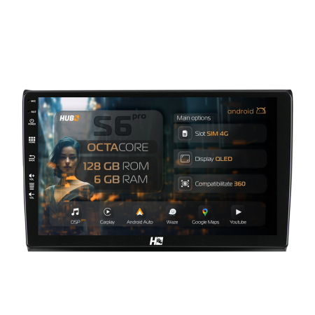 Bravo 2006-2016 - Navigatie Android 13 Fiat Bravo 6+128GB | Hub64.ro