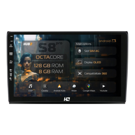Navigații Fiat Bravo 2007-2014 - Navigatie Android Fiat Bravo (2007-2014) 8GB | Hub64.ro