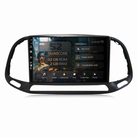 Doblo 2015+ - Carplay Android 13 Fiat Doblo 2015+ 2GB | Hub64.ro