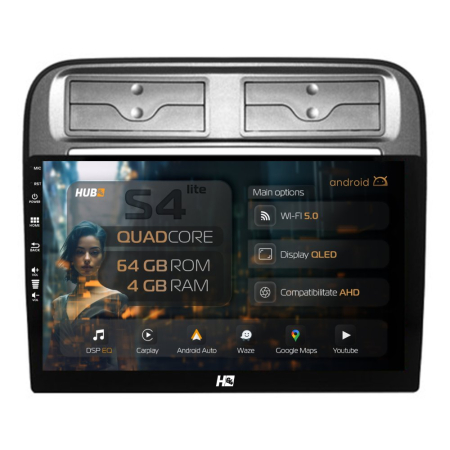Navigații Fiat Linea 2007-2014 - Navigatie Android Fiat Punto / Linea (2007-2014) 4GB | Hub64.ro