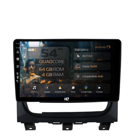 Idea 2003-2013 - Navigatie Android 13 Fiat Strada / Idea QLED | Hub64.ro