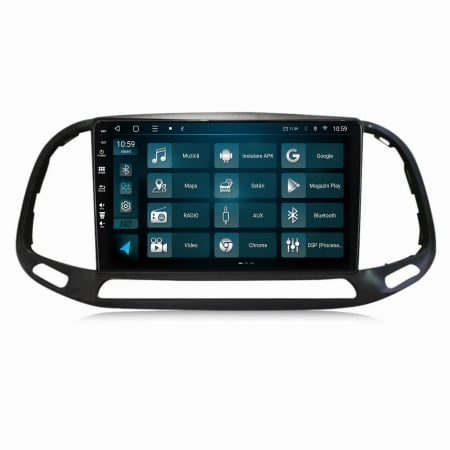 Navigatie QLED Fiat Doblo 2015+ 4GB | Hub64.ro [2]