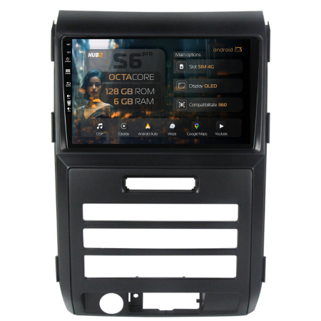 F150 2008-2014 - Navigatie Android 13 Ford F150 4G 6GB | Hub64.ro