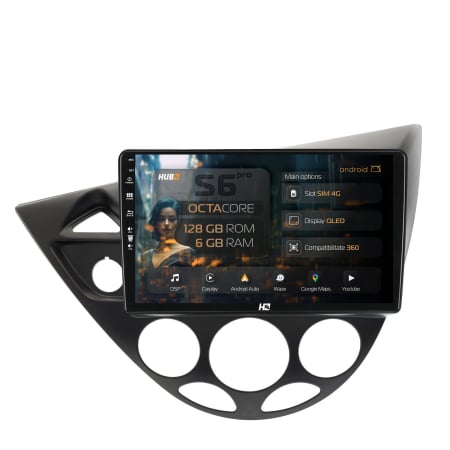 Focus MK1 1999-2004 - Navigatie Android 13 Ford Focus 1 6GB | Hub64.ro