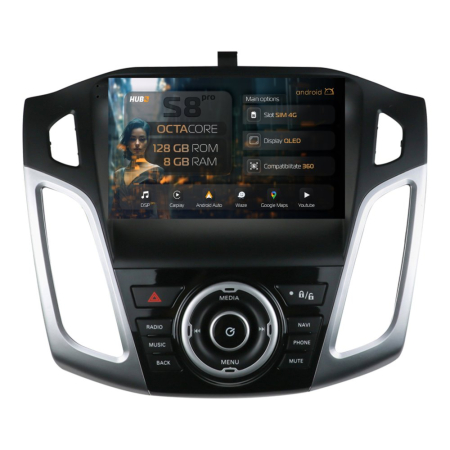 Navigații Ford Focus MK3 2011-2018 - Navigatie Android Ford Focus 3 8GB | Hub64.ro