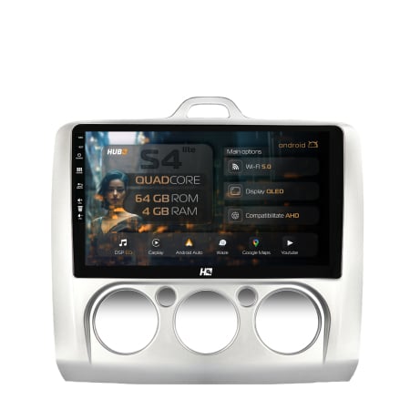 Focus MK2 2008-2011 - Navigatie Android 13 Ford Focus 2 CM QLED | Hub64.ro
