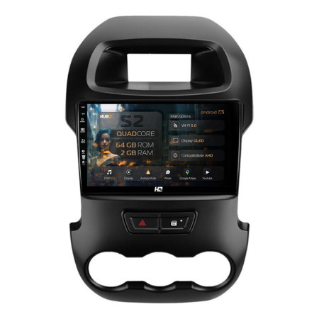 Navigații Ford Ranger 2011-2015 - Navigatie Android Ford Ranger 2011-2015 PRO | Hub64.ro