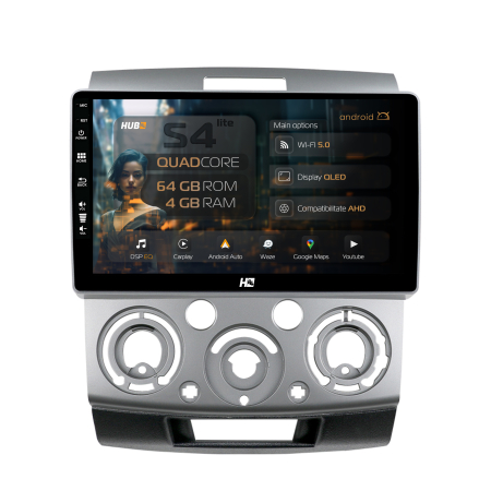 Mazda BT-50 - Navigatie Android 13 Ford Ranger / Mazda BT50 QLED | Hub64.ro