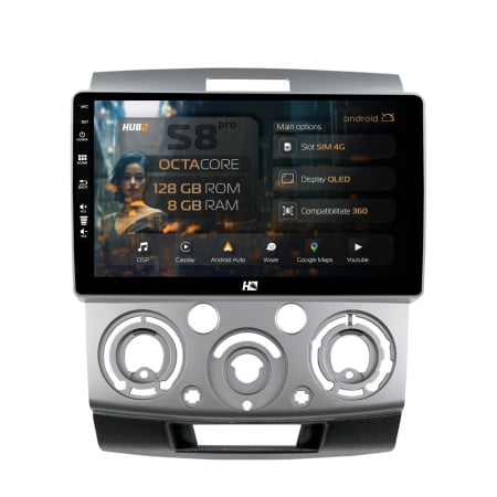 Mazda BT-50 - Navigatie Android 13 Ford Ranger / Mazda BT50 8GB | Hub64.ro