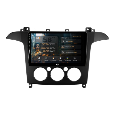 Navigații Ford S-Max 2006-2015 - Navigatie Android Ford S-Max 8GB | Hub64.ro