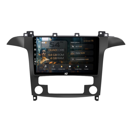 Navigații Ford S-Max 2006-2015 - Navigatie Android Ford S-Max QLED | Hub64.ro