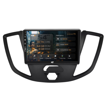 Transit / Tourneo Custom 2015-2021 - Navigatie Android 13 Transit / Tourneo QLED | Hub64.ro