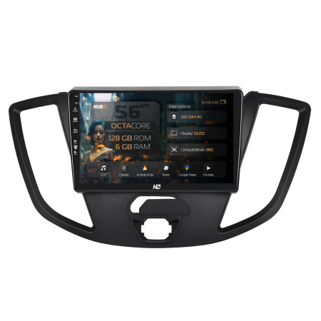 Transit / Tourneo Custom 2015-2021 - Navigatie Android 13 Ford Transit / Tourneo | Hub64.ro