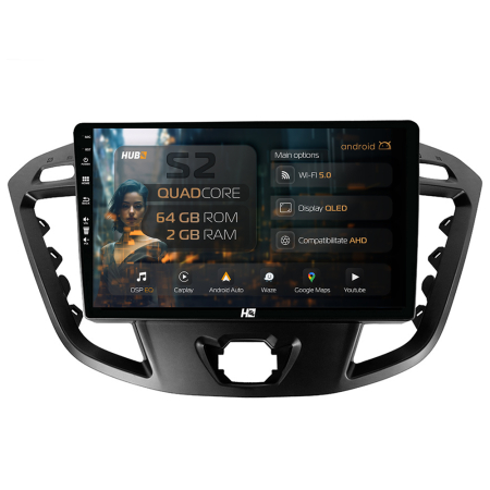 Transit / Tourneo Custom 2015-2021 - Carplay Android Peugeot 308 2012-2017 2GB | Hub64.ro