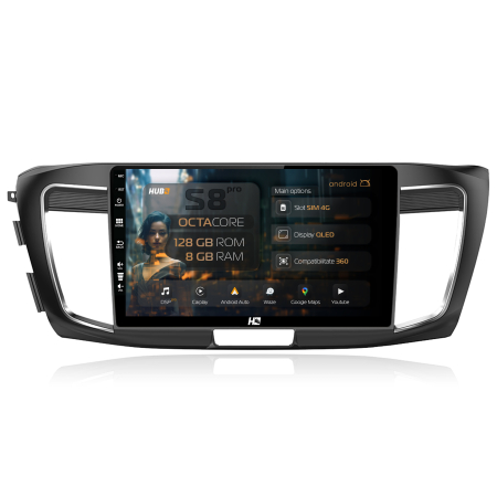 Accord 2013-2017 - Navigatie Android 13 Honda Accord 9 8GB | Hub64.ro