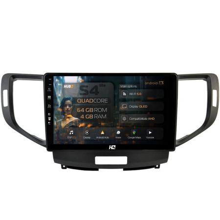 Accord 2008-2012 - Navigatie Android 13 Honda Accord 10-12 QLED | Hub64.ro
