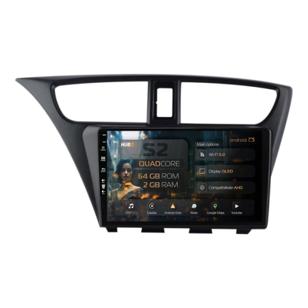 Navigații Honda Civic Hatchback 2012-2015 - Navigatie Android Honda Civic Hatchback (2012-2015) 2GB | Hub64.ro