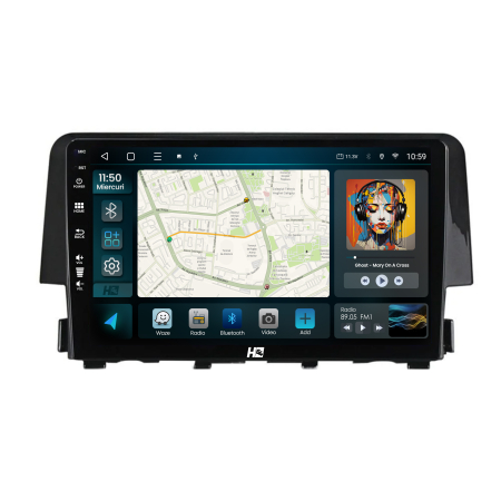 Navigatie Android Honda Civic X 8GB | Hub64.ro [1]