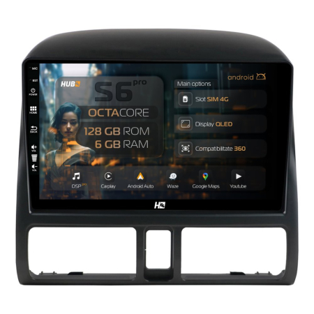 Navigații Honda CR-V 2002-2006 - Navigatie Android Honda CR-V (2002-2006) 6GB | Hub64.ro