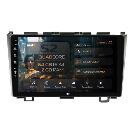 Navigații Honda CR-V 2006-2012 - Navigatie Android Honda CR-V (2006-2012) 2GB | Hub64.ro