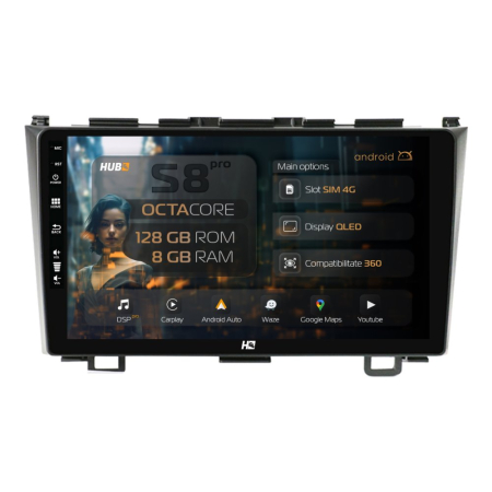 Navigații Honda CR-V 2006-2012 - Navigatie Android Honda CR-V (2006-2012) 8GB | Hub64.ro