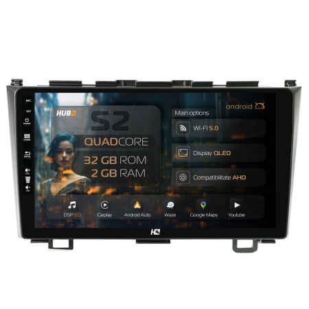 CR-V 2006-2012 - Carplay Android 13 Renault Megane 3/Fluence | Hub64.ro