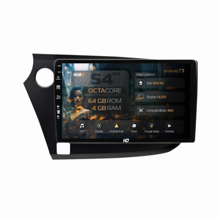 Navigații Honda Insight 2009-2014 - Navigatie Android Honda Insight (2009-2014) QLED | Hub64.ro