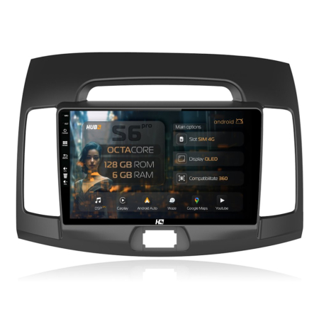 Navigații Hyundai Elantra 2006-2011 - Carplay Android Hyundai Elantra 2007+ 6+128GB | Hub64.ro