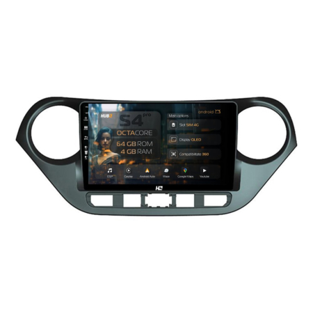 Navigații Hyundai I10 2013-2019 - Navigatie QLED Hyundai I10 2013-2019 4GB | Hub64.ro
