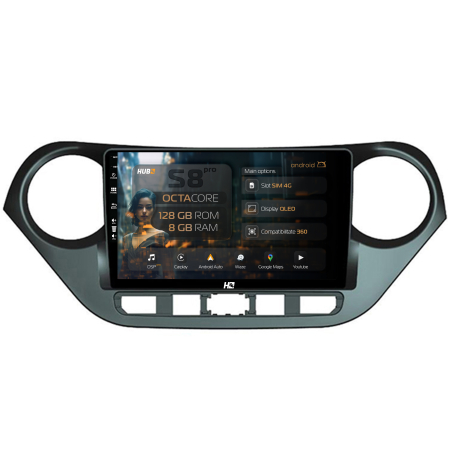 I10 2013 - >> - Navigatie Android Hyundai I10 2013-2017 8GB | Hub64.ro