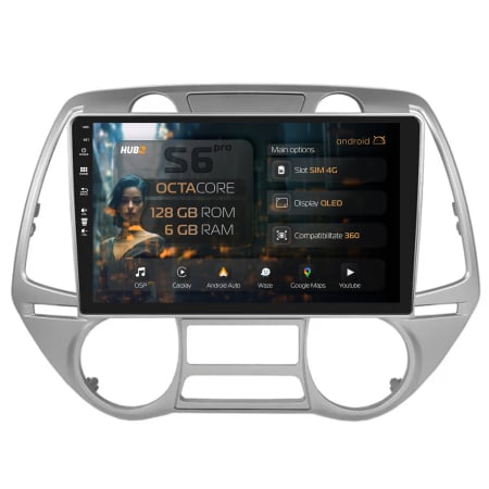 I20 2008-2012 - Navigatie 4G 6GB Hyundai I20 (2008-2012) 6GB | Hub64.ro