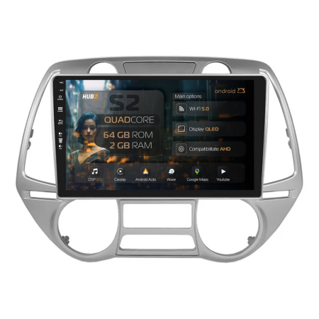 Navigații Hyundai I20 2008-2012 - Navigatie Hyundai I20 (2012-2014) 2GB | Hub64.ro
