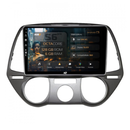 Navigații Hyundai I20 2008-2012 - Navigatie 4G 6GB Hyundai I20 (2008-2012) 6GB | Hub64.ro