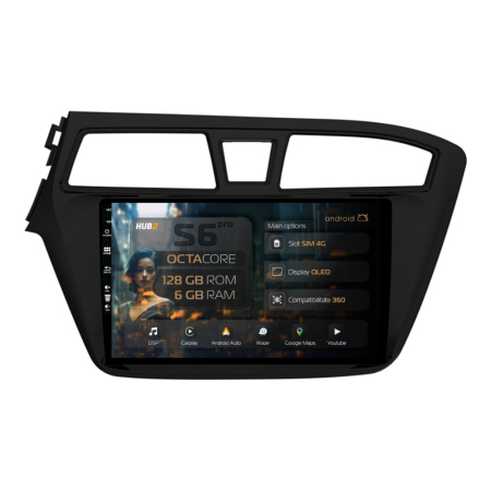 Navigații Hyundai I20 2014-2018 - Navigatie 4G 6GB Hyundai I20 2014-2018 6GB | Hub64.ro