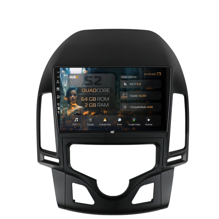 I30 2007-2011 - Carplay Android Hyundai AC I30 2GB | Hub64.ro
