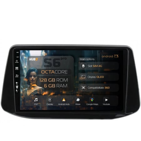 I30 2017->> - Navigatie Android 13 Hyundai I30 6+128GB CM | Hub64.ro