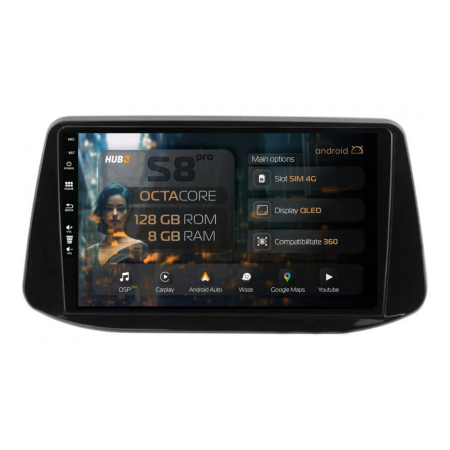 Navigații Hyundai I30 2017->> - Navigatie Android Hyundai I30 Slot 4G 8GB | Hub64.ro