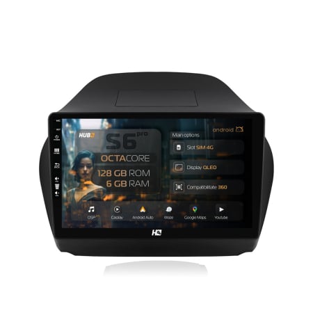 IX35 2009-2016 - Navigatie Android 13 Hyundai IX35 4G 6GB | Hub64.ro