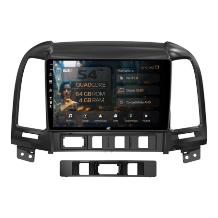 Navigații Hyundai Santa Fe II 2006-2012 - Android Hyundai Santa FE QLED | Hub64.ro