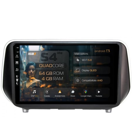 Santa Fe 2018->> - Android 13 Hyundai Santa Fe (2018-Prezent) QLED | Hub64.ro