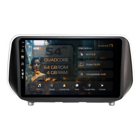 Navigații Hyundai Santa Fe 2018-2023 - Android Hyundai Santa Fe (2018-Prezent) QLED | Hub64.ro
