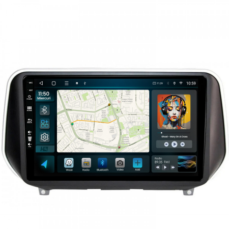 Navigatie Android 13 Hyundai Santa Fe (2018-Prezent) 8GB | Hub64.ro [1]