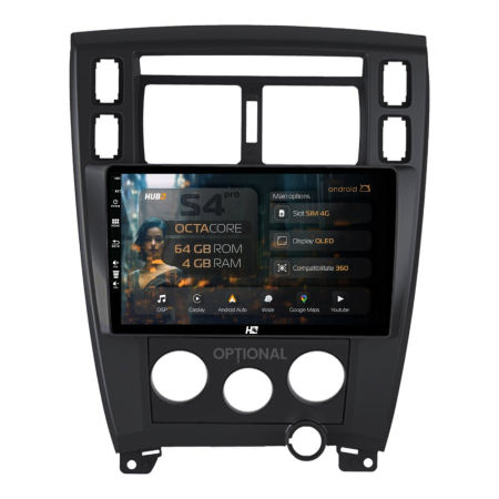 Navigații Hyundai Tucson I 2004-2010 - Navigatie Android Hyundai Tucson (2006-2013) QLED | Hub64.ro