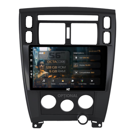 Navigații Hyundai Tucson I 2004-2010 - Navigatie Android Hyundai Tucson (2006-2013) 6GB | Hub64.ro