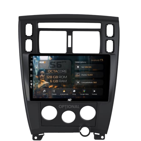 Tucson I 2004-2010 - Navigatie Android Hyundai Tucson (2006-2013) 6GB | Hub64.ro