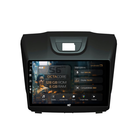 D-max 2015-2018 - Navigatie Isuzu D-Max 2015+ Android 4G 6GB | Hub64.ro