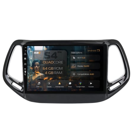 Compass 2017 - >> - QLED Android Jeep Compass 2016+ 4GB | Hub64.ro